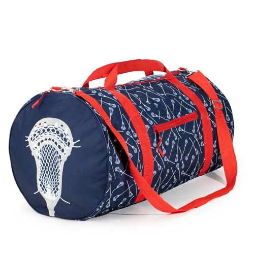 ChalkTalkSPORTS Lacrosse Explorer Duffle Bag | Lax Riley Sports Bag - Main Image