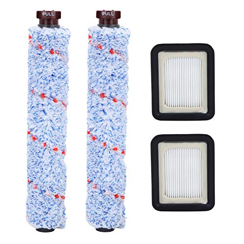 Packs Multi-Surface Pet Brush Rolls Packs Vacuum Replacement for Vacuum Cleaner, Compare to Part Vacuum Cleaner Accessories Roller Brush Filter for Series