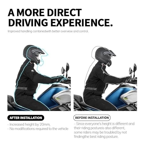Réhausseur de guidon moto adaptateur extension collier serrage - 3