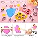 Polymer Clay Earring Making Kit- 30 Clay Earring Cutters, 24 Color Polymer Clay, 8 Circle Cutters, Rollers, B7000 Glue, 640 PCS Earrings Making Tools Accessories for Jewelry DIY (Instructions Include)