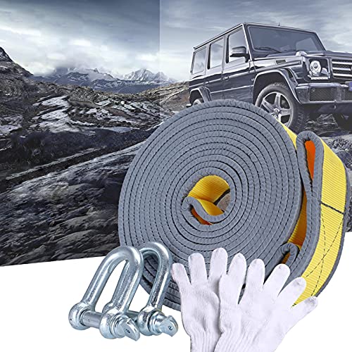 Buy TiCoast Recovery Tow Strap 20000lb, Heavy Duty 2" x 20ft Winch