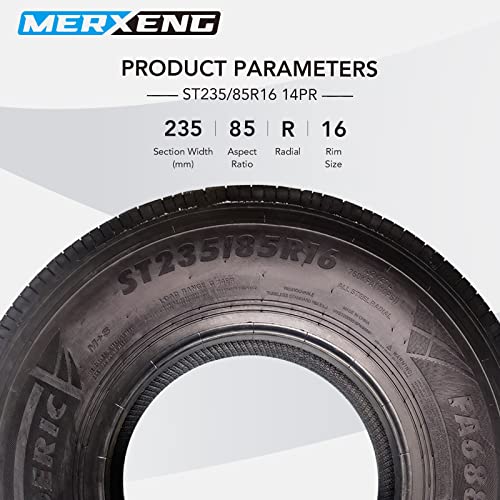 2 Set 235/85R16 14Pr All Steel - Heavy Duty St Trailer Tire, 14Pr, Load Range G, Speed Class L #TOP3