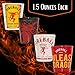Silver Buffalo Fireball Whisky Logos Plastic Freeze Gel Mini Cups, Set of 4, 1.5-Ounce, 4 Piece Set, Multicolor