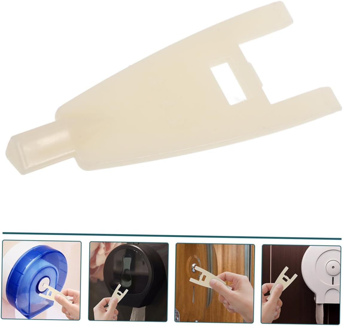 Ciieeo 2Pcs Paper Towel Dispenser Key Commercial Restroom Tissue for Easy Maintenance Homes Offices Hotels Elegant Design and Convenient Use