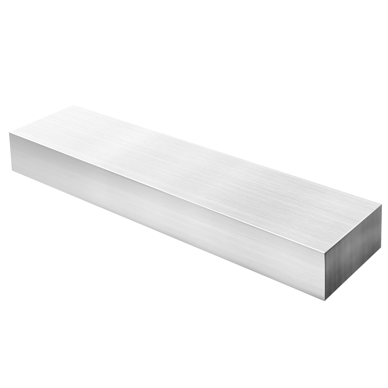 1" (25mm) X 2"(50mm) Square Aluminum Flat BAR 8" Long 6061 Aluminum Block,T6511 Solid New Mill Stock (1x2x8 inch, 1 Pcs)