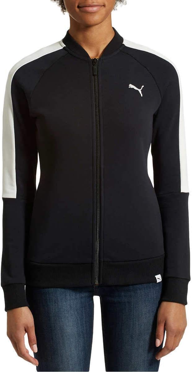 Puma - Chaqueta deportiva para mujer (negro, talla pequeña)