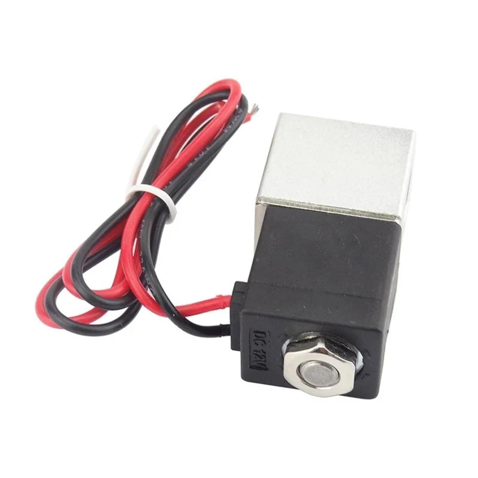Électrovanne 1/8 12V étanche avec raccord pagode 10mm pour contrôle précis de compresseur