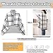 JANTEELGO Damen Poncho Winter Warm Umhang Strick Cape Cardigan Für Frauen, Wrap Open Front Cape, Winter Warm Decke, Dicke Fleece Decke