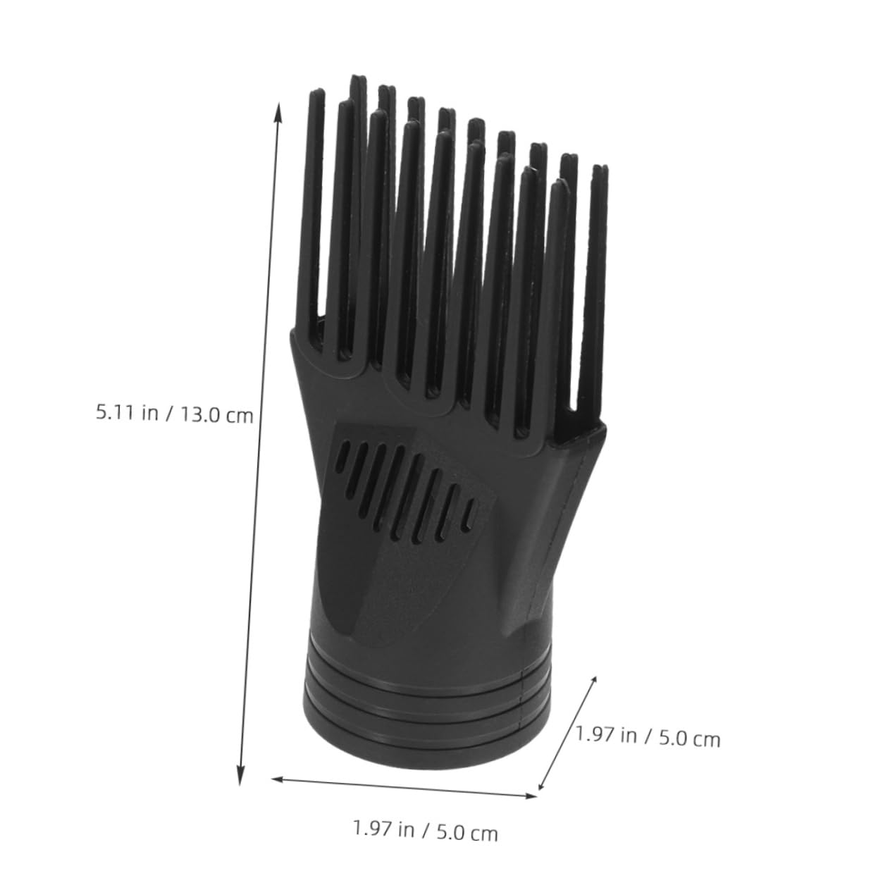 Pettine Ugello per Asciugacapelli 10 Pezzi, Accessorio per Styling Chioma, Ricambio Resistente in Plastica, per Uso Domestico e Professionale, Leggero e Portatile per Viaggi