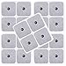 Vive Tens Unit Pads [52 Pack] - Reusable Replacement Electrodes - Electrotherapy Muscle Stim - Self Adhesive Gel - Fits Most EMS Physical Therapy Devices for Pain Relief - Snap Style