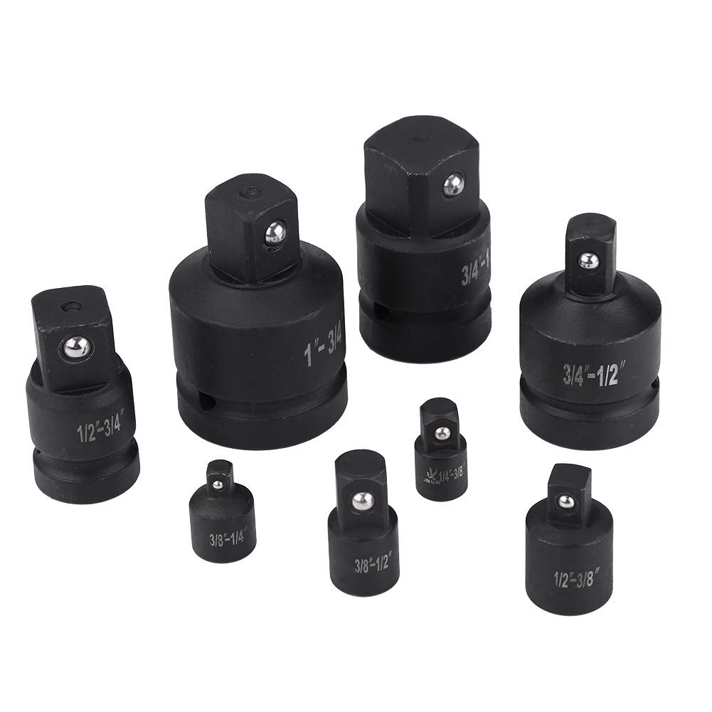 Adaptateur de Convertisseur 8PC Adaptateur Adaptateur Réducteur SET 1/4 3/8 1/2 3/4 1 Adaptateur de Socket D'adaptateur de Réducteur