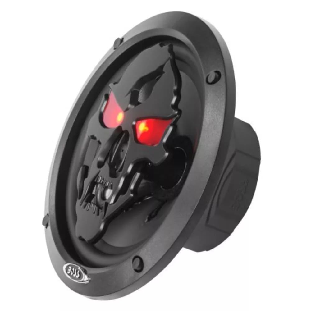 Kit Set para Boss Audio Systems SK653B 2 Altavoces coaxiales de 3 vías de 16,5 cm y 165 mm de 6,5", 175 vatios rms 350 vatios máx., impedancia de 4 ohmios, 90 db spl, Negro, para Coches, par