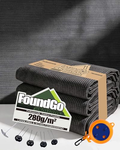Tapis de sol camping avec œillets FoundGo bâche de protection imperméable pour sol de tente