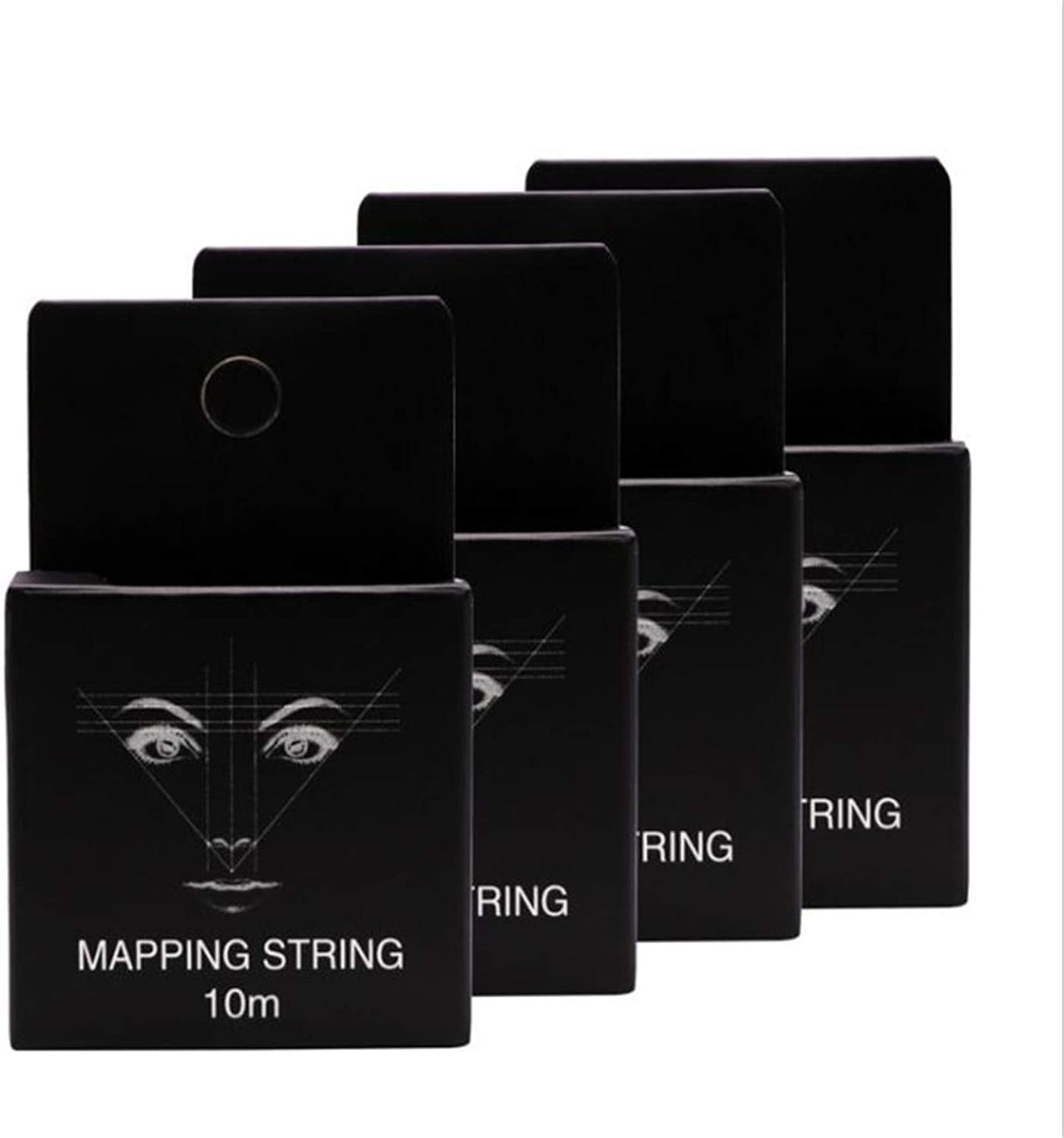10M Black Pre-Inked Mapping String for Eyebrows Mapping Thread for Eyebrow Permanent Makeup Beauty and Personal Care,One Size 1