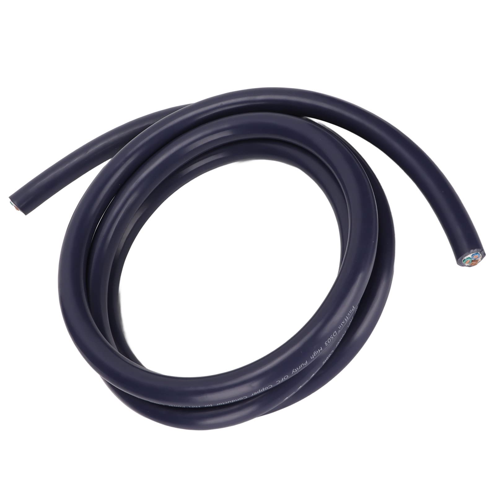 Miedziany Kabel Zasilający 12 AWG OFC Wysokiej Jakości Dźwięk do Kina Domowego 6,6 Stopy do Systemów Dźwiękowych HiFi