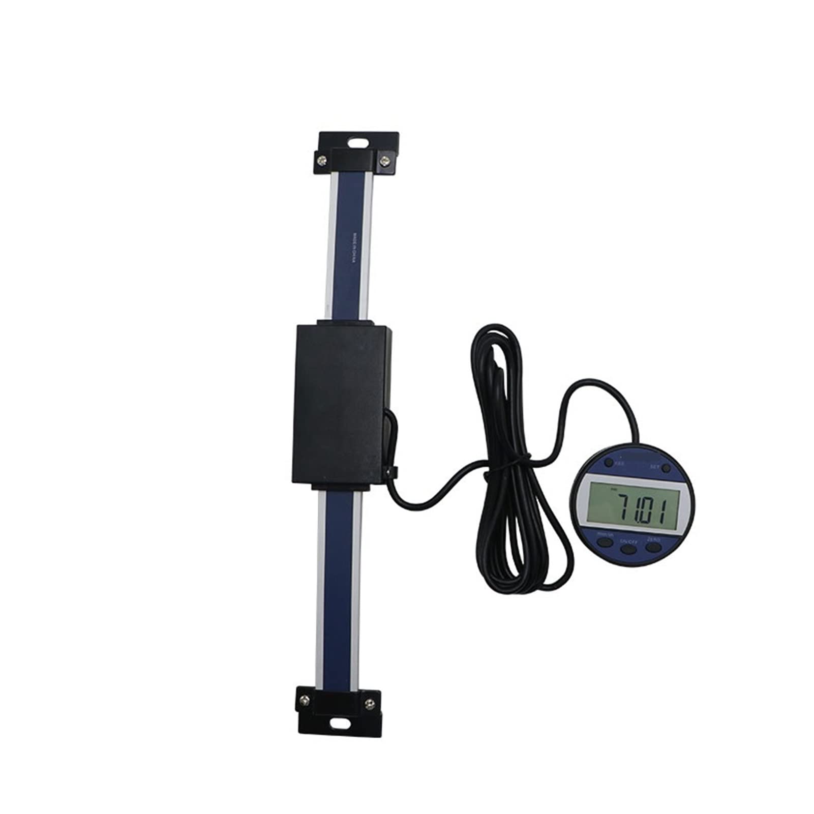 Linear Encoder, 0-150 Mm Aluminum Alloy Digital Linear Scale Digital Readout Remote Magnet Linear Scale External Milling Lathe(0-300mm)