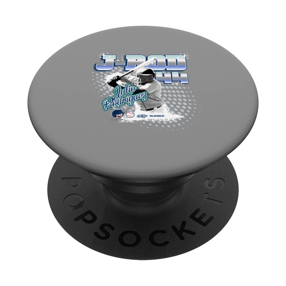 Julio Rodriguez Seattle Baseball Sket One x MLB Players PopSockets Swappable PopGrip, Black