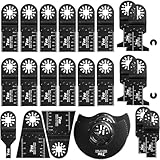 T98 ブレードカットソー マルチツール用替刃セット 23点 日立 ボッシュ等多機種対応 木材釘金属切断 先端工具セット 鋸刃互換 電動工具アクセサリー メタル