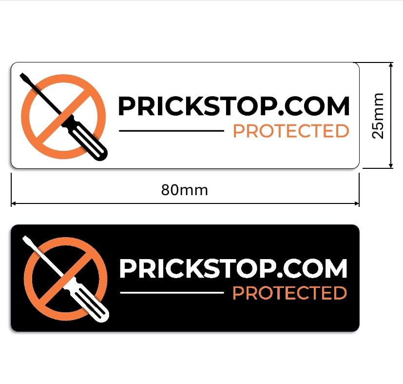 Prickstop External Burglary Protection for Fiat Ducato, Citroën Jumper, Peugeot Boxer - Door Reinforcement and Repair Plate for Driver's Door & Rear Door, Prevent Burglary 2006 Onwards