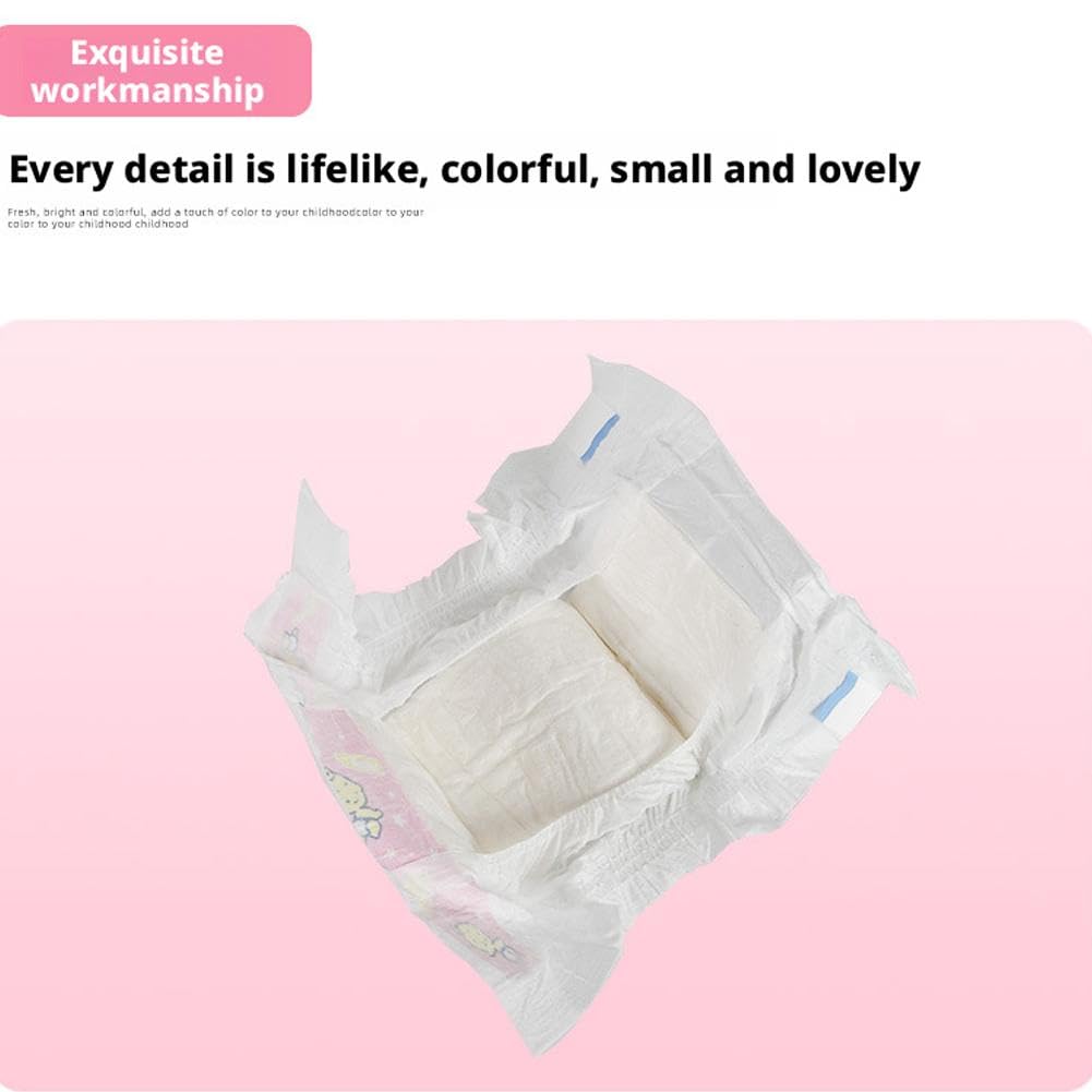 Baby Doll Diapers Pack,10PC Reborn Dolls Diapers Refill for 14~18 Inch Baby Doll Accessories,Reusable Newborn Dipaers,Adjustable Babydoll Underwear Newborn Underpants Accessories — view 5