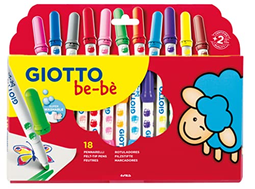 Marqueurs Giotto Bebe' 18 pièces