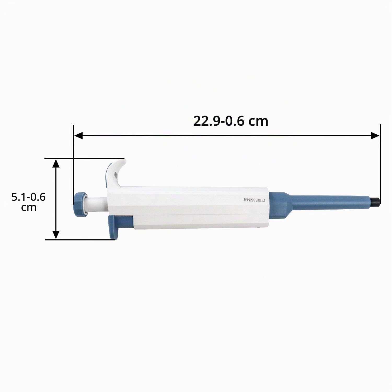 QWORK® 100ul-1000ul micropipeta de laboratorio ajustable monocanal pipeta automática de alta precisión