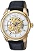 Invicta Men's 'Specialty' Mechanical Hand Wind Stainless Steel and Leather Casual Watch, Color:Black (Model: 23535)