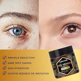 Layla Mae Bee Venom Skin Care Cream - Wrinkle Care Firming for Skin Elasticity Cream - Natural Care for Skin Imperfection