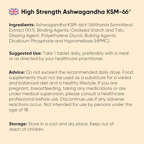 Ashwagandha KSM-66 1500mg - 6 Months Supply - 180 Tablets - 1 Tablet per Day - Easy to Swallow - Ashwagandha Supplement for Men & Women - Vegan, Non-GMO & Magnesium Stearate-Free - Image 8