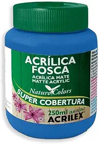 Tinta Acrílica Fosca - Nature Colors Acrilex 250 ml Azul - 559