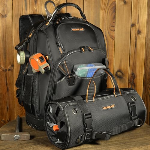Image of Tool Backpack and Tool Roll Bundle-Fashion Perfect Partner