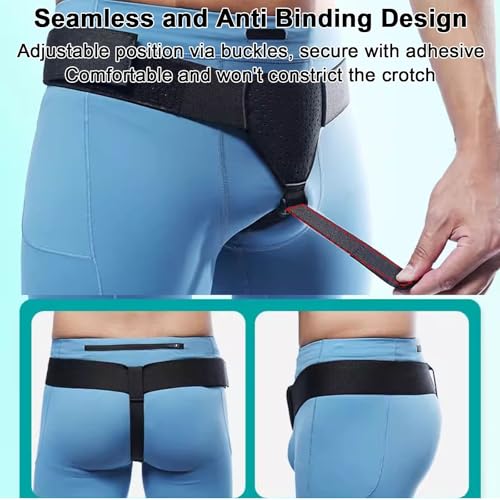 Faja para Hernia Inguinal para Hombre Ajustable miniatura 5