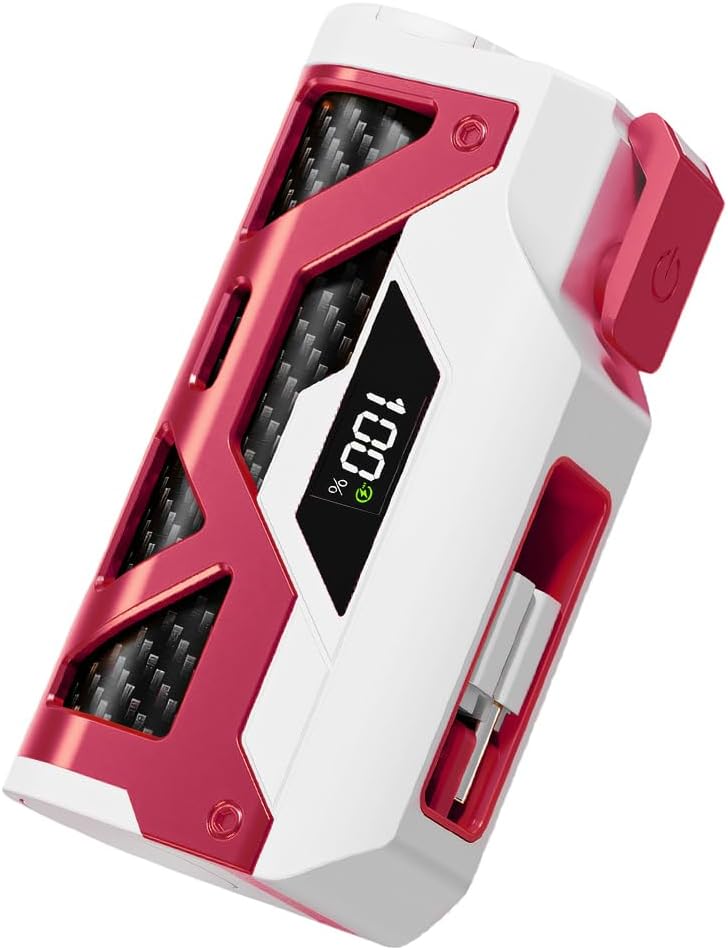 Power Banks Case with Type-C Fast Charging Portable Polymer Shell for Replaceable Battery, Compact Travel Storage
