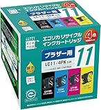 エコリカ ブラザー LC11-4PK対応リサ�