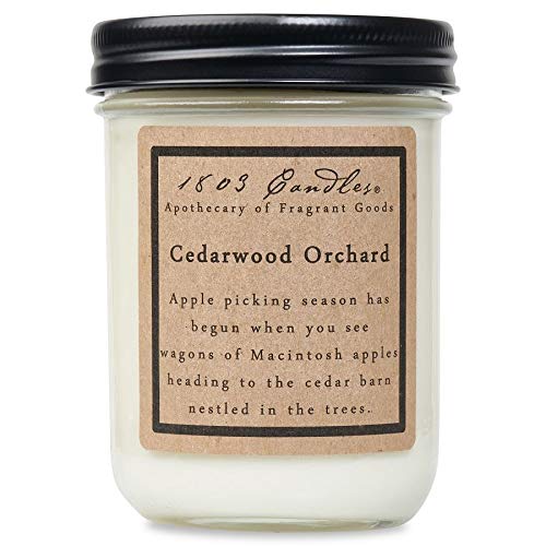 Twisted Anchor Trading Company1803 Candles - 14 oz. Jar Soy Candles - (Cedarwood Orchard)
