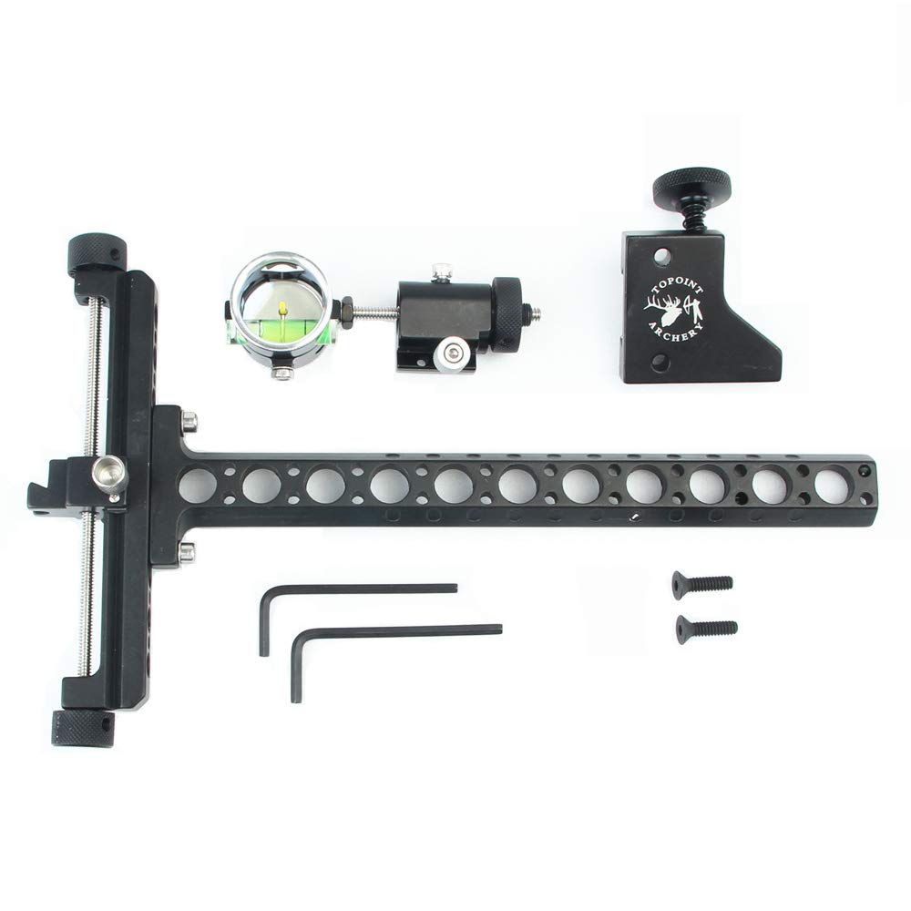 Arco Composto Vista Lega di Alluminio Bow Sight 4X Scope Accessori Caccia