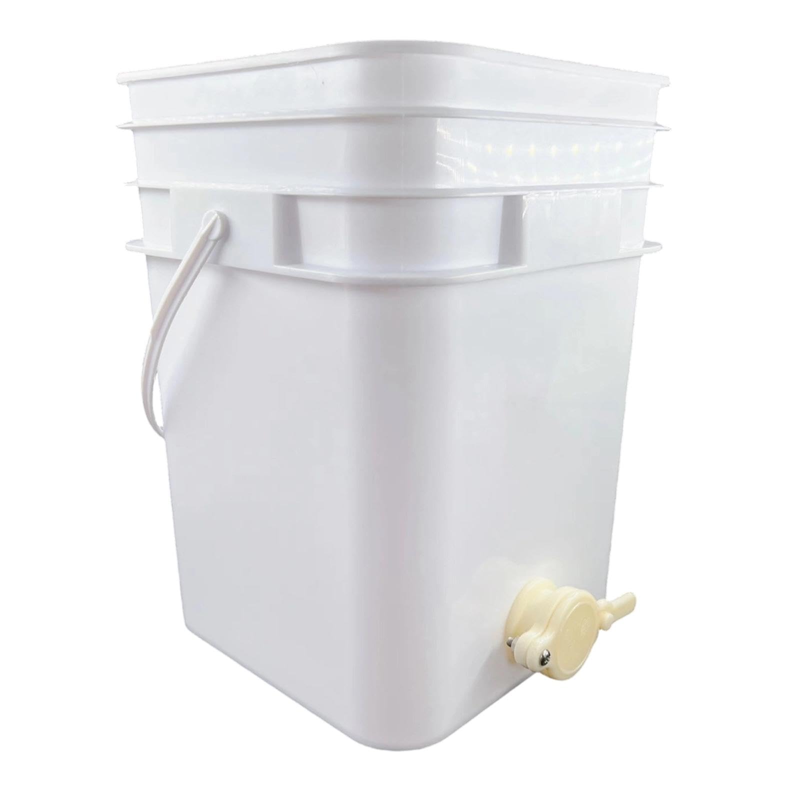 Sharplace Seau de Remplissage de Miel, Seau à Miel avec Robinet et Couvercle Porte, Extracteur de Miel, Fournitures de Qualité Supérieure, pour l'apiculture, 20l