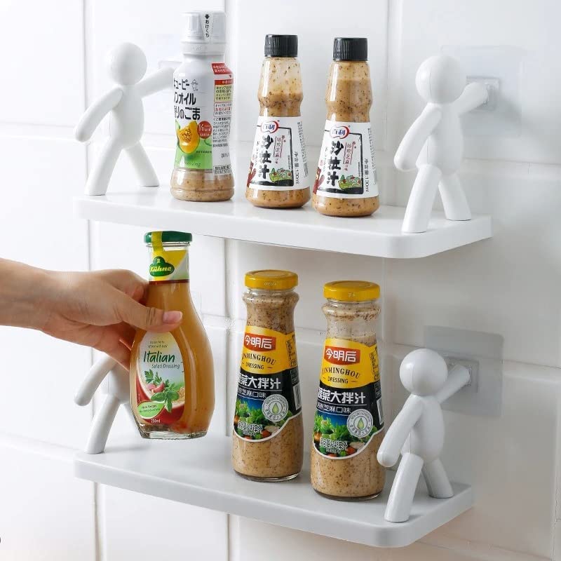 Multipurpose Stand Holder SELF Adhesive Storage Stand Holder Soap Holder Shampoo Holder Wall Mounted Stand Holder Cartoon Stand Wall Mount Bathroom Stand Wall Mount Kitchen Stand (Pack of 2) (B0CBQ7WFRP) Amazon Price History, Amazon Price Tracker