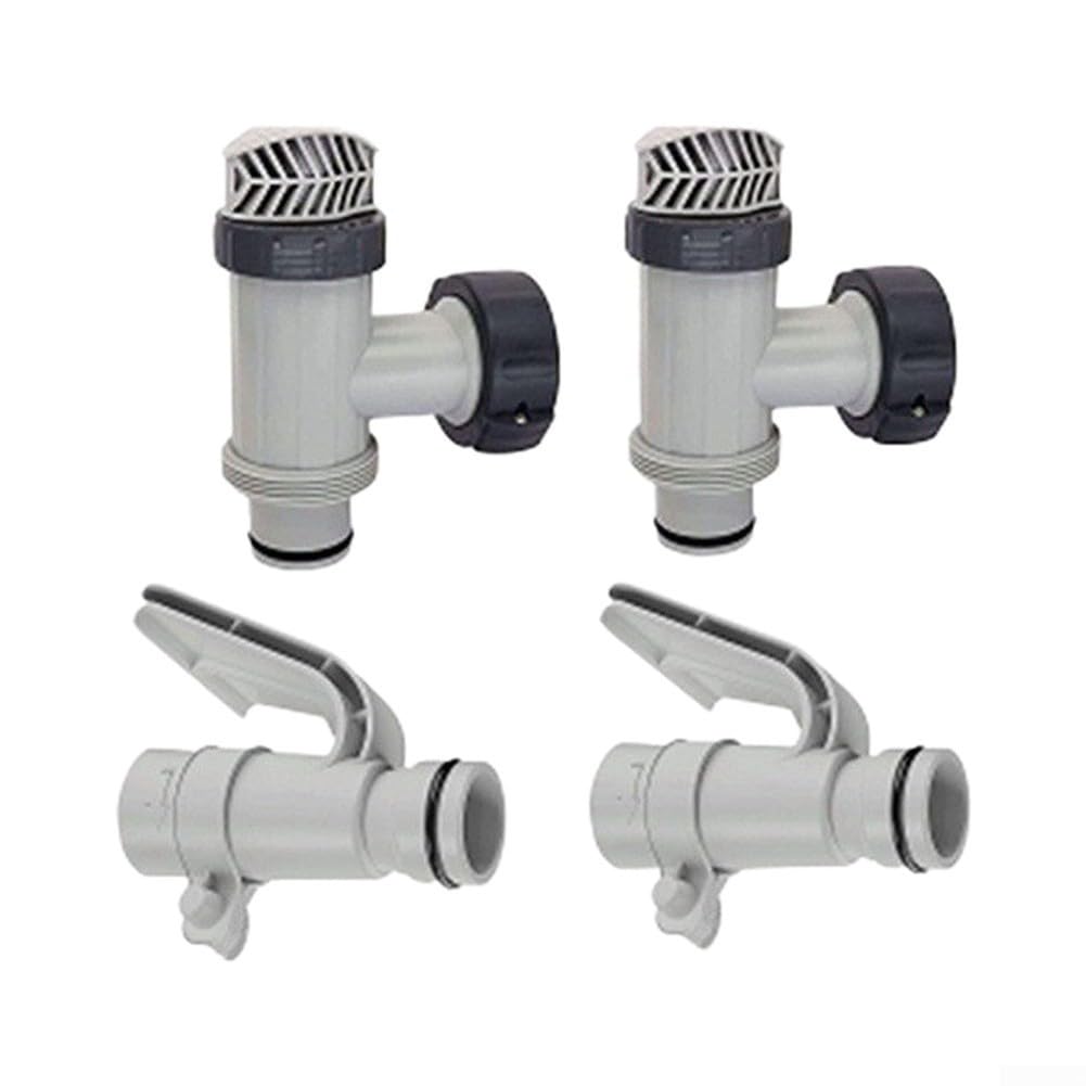 Kit Adaptateur et Vanne à pour piston pour Piscine Kit Adaptateur | Compatible systèmes hors pour sol, à pour sable, régulation débit, installation simple, pièce essentielle