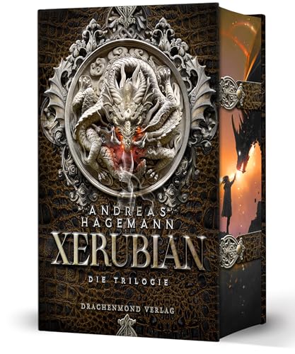 Xerubian: Spannende High Fantasy mit quirligen Drachen und viel Humor | Sammelband als Schmuckausgabe mit Farbschnitt-Garantie