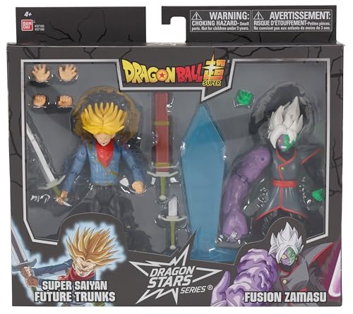 BANDAI - Dragon Ball Super - Figurine Dragon Stars 17 - Battle Pack - Future Trunks Vs Fusion Zamasu - 37166 Multicolore