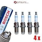 00242229654 (4 unidades) BOSCH Juego de 4 bujías compatibles con OPEL SAAB, SKODA VW M2 1.0-3.2L 1981-
