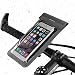 Bike Mount, Getron® Universal Bicycle Smart Phone Waterproof Pouch Holster Mount Holder for Cell Phones up to 6 Inches Display, Supports iPhone 6s Plus, 6s, Galaxy S7, Note 5, LG, Nexus, Garmin -Gray