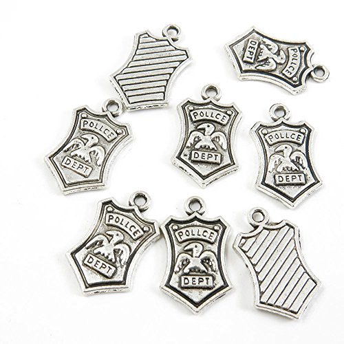 20 Pieces Antique Silver Tone Jewelry Making Charms Supply ZY1575