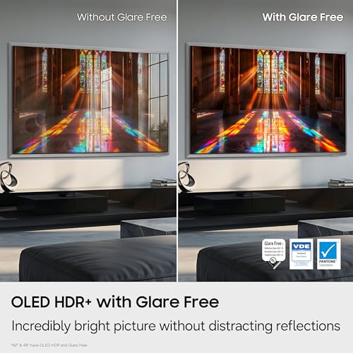Image of Samsung 83-Inch Class OLED S90H Series Samsung Vision AI Smart TV (2026 Model, 83S90H) OLED HDR+ with Glare Free, NQ4 AI Gen3 Processor, 4K AI Upscaling Pro, AI Motion Enhancer Pro, Alexa Built-in