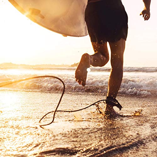 BESPORTBLE Correia de Surf para Surf de Segurança Reta para Acessórios Esportes Aquáticos 1,82 m, Ro