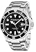 Stuhrling Original Men's 417.02 Aquadiver Regatta Espora Analog Swiss Quartz Silver Stainless Steel Watch