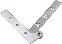 Vista 8 de Antrader Bisagra giratoria de 360 grados para ventana o puerta, paquete de 4, color negro