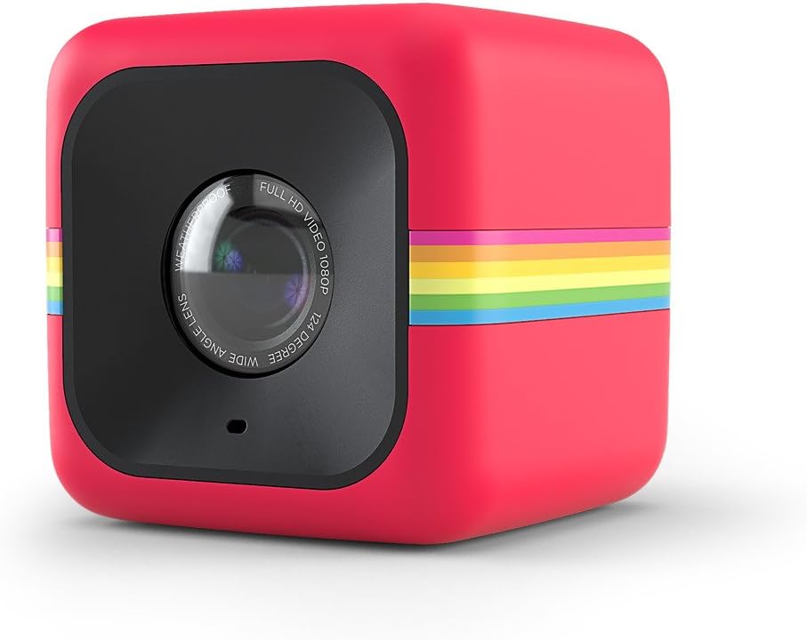 Polaroid Cube HD 1080p Lifestyle Action Video Camera (Red)