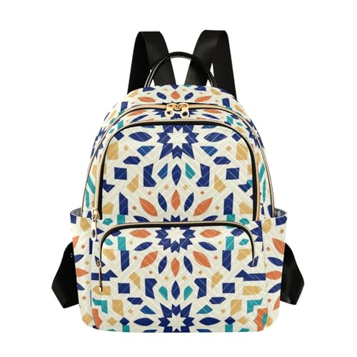 Sac à dos léger Wudan vintage taille S-M pour style marocain au quotidien
